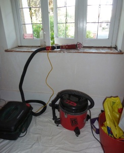 electric sander and vacuums